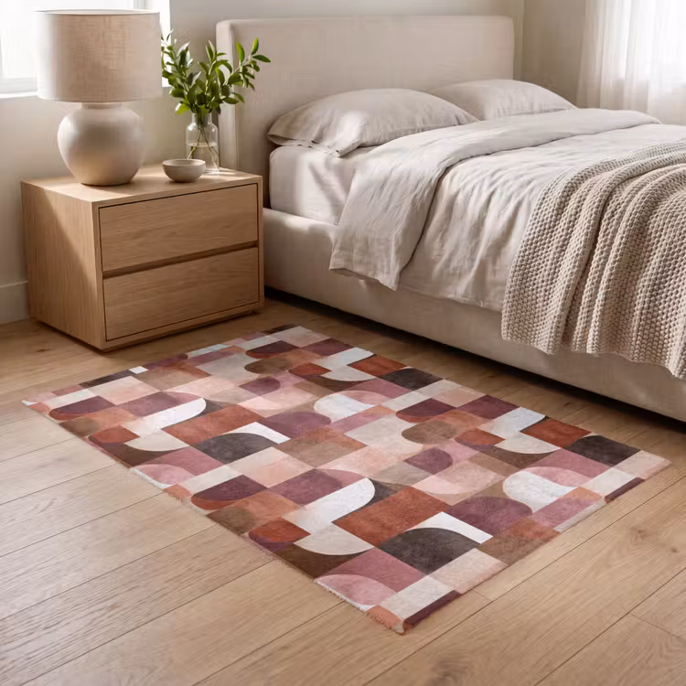 Geometrie - Modern - Retro Vloerkleed Rechthoek klein 1091 -atmosphere_sfeer3_global