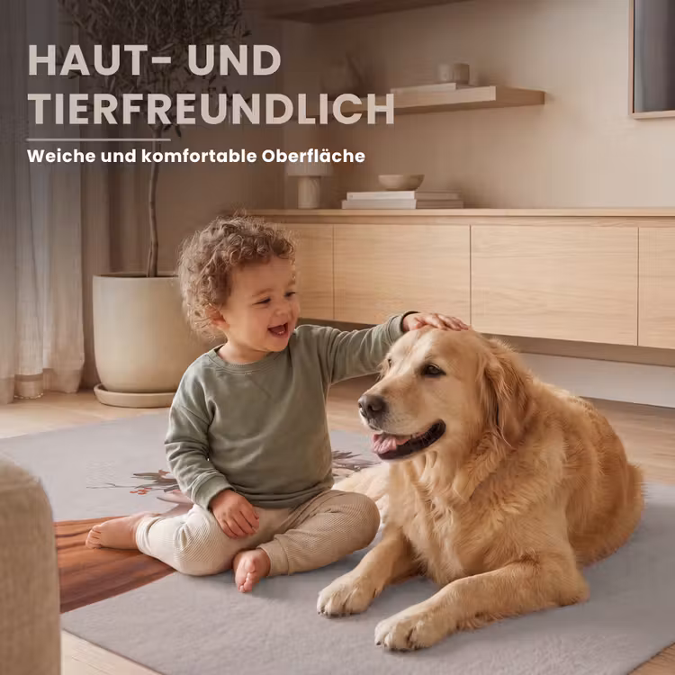 Gezicht - Boeket - Kleurrijk Vloerkleed Rechthoek klein -uniquesellingpoint_USP_zachtDE_DE