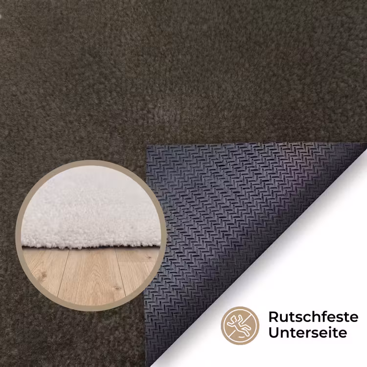 Gezicht - Roos - Roze Vloerkleed Rechthoek klein -uniquesellingpoint_antislip_DE_DE