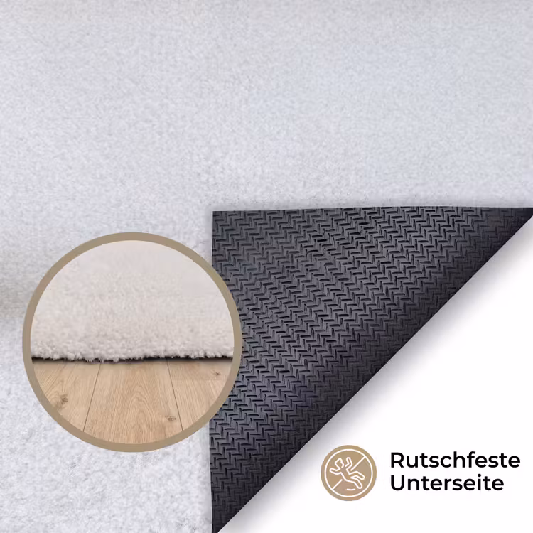 Gestapelde - Stenen - Grijs Vloerkleed Rechthoek klein -uniquesellingpoint_antislip_DE_DE