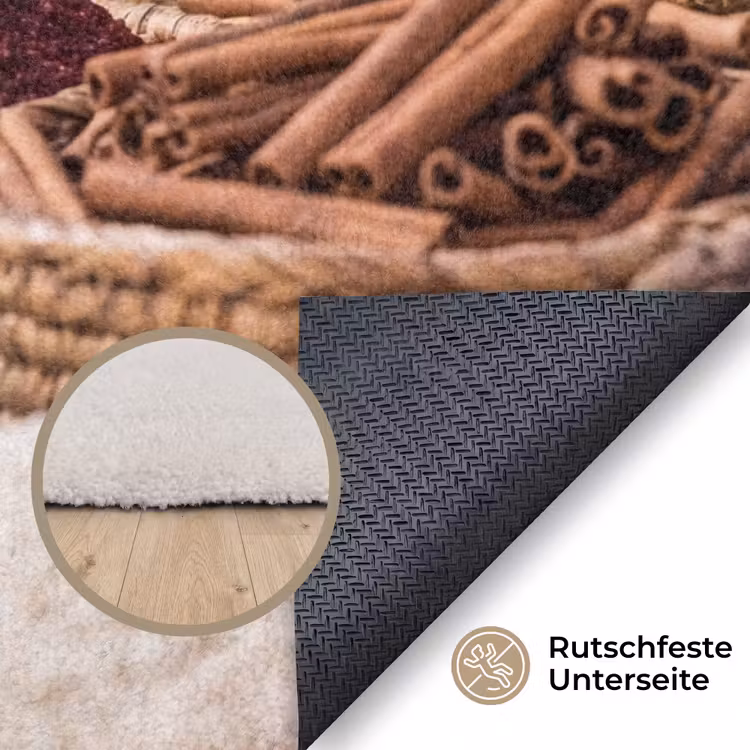 Teppich - Gewürze – Körbe – Orientalisch - Kruiden - Manden - Oosters Vloerkleed Rechthoek klein