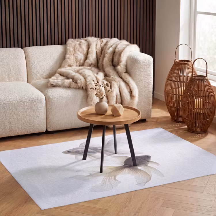Goudvissen - Modern - Wit Vloerkleed Rechthoek klein -atmosphere_sfeer2_global