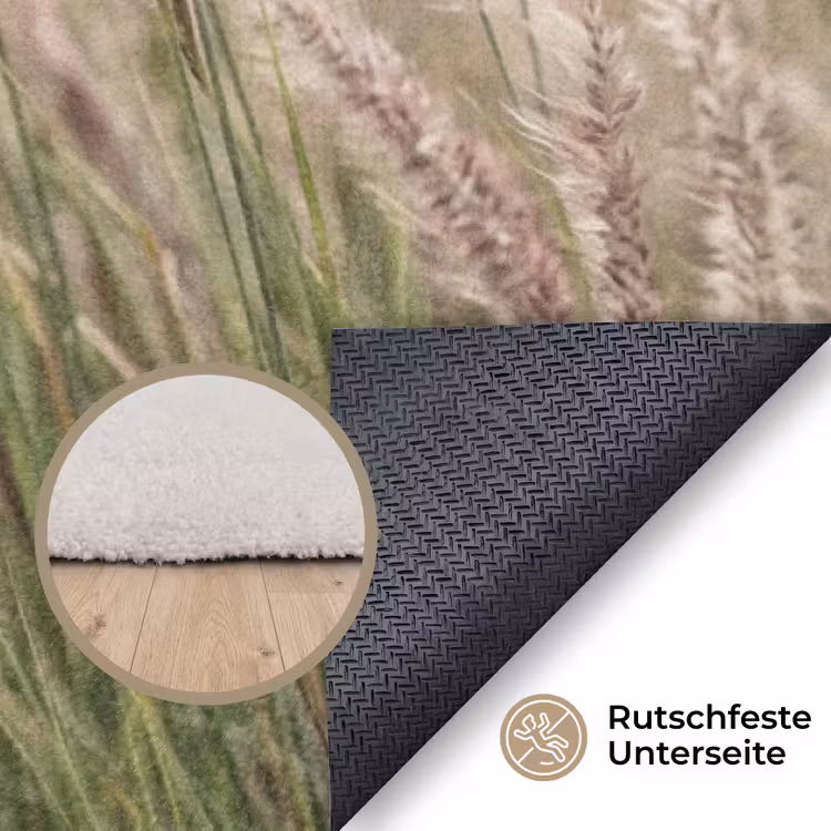 Gras - Close up - Groen Vloerkleed Rechthoek klein -uniquesellingpoint_antislip_DE_DE