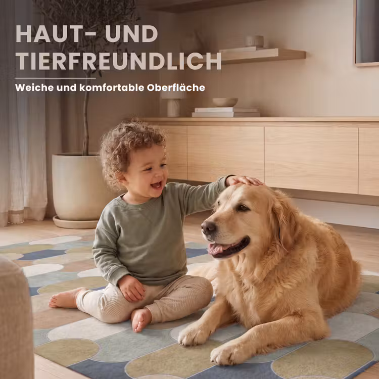 Harmonie - Patroon - Kleurrijk Vloerkleed Rechthoek klein 1091 -uniquesellingpoint_USP_zachtDE_DE