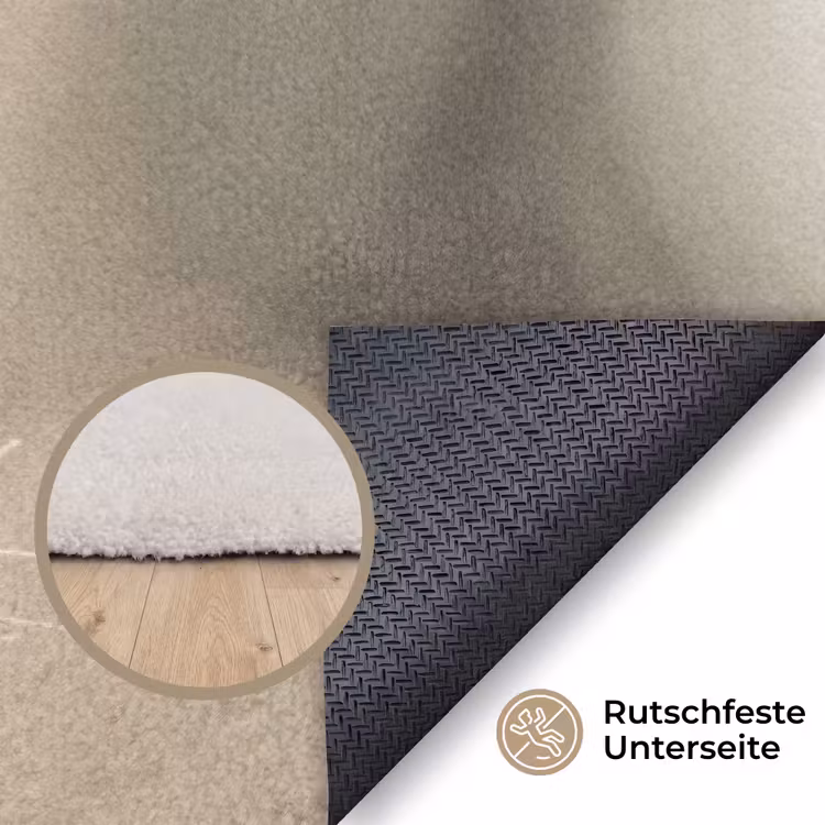 Hazestaartgras - Wit - Zonlicht Vloerkleed Rechthoek klein -uniquesellingpoint_antislip_DE_DE