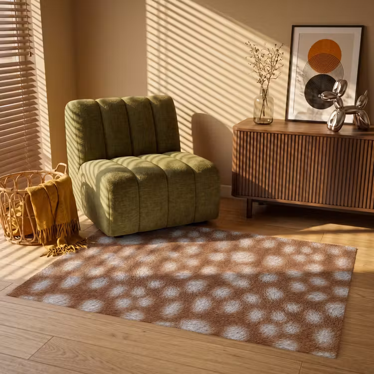 Hert - Bruin - Vacht Vloerkleed Rechthoek klein 1091 -atmosphere_sfeer1_global
