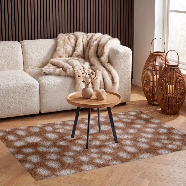Hert - Bruin - Vacht Vloerkleed Rechthoek klein 1091 -atmosphere_sfeer2_global