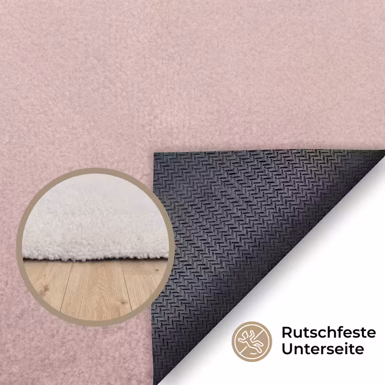 Kaketoe - Portret - Roze Vloerkleed Rechthoek klein -uniquesellingpoint_antislip_DE_DE