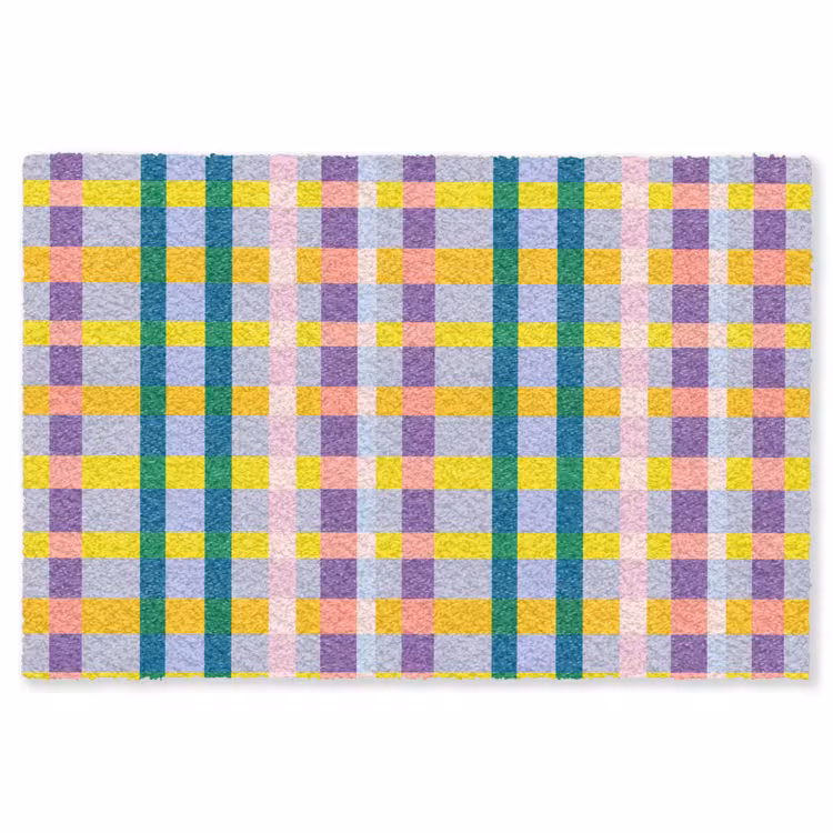 Ruit - Patroon - Kleurrijk Vloerkleed Rechthoek klein 1091 -3d
