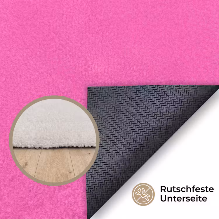 Kers - Roze - Fruit Vloerkleed Rechthoek klein -uniquesellingpoint_antislip_DE_DE