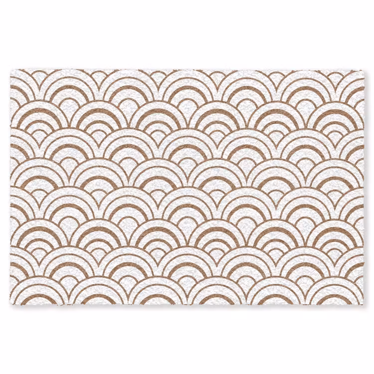 Klassiek - Motief - Terracotta Vloerkleed Rechthoek klein 1091 -3d