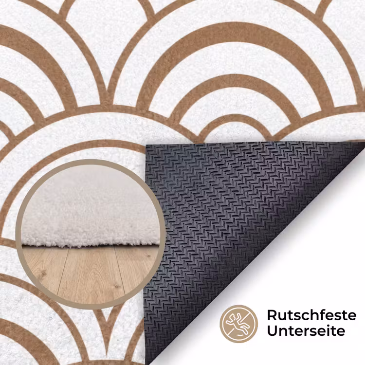Klassiek - Motief - Terracotta Vloerkleed Rechthoek klein 1091 -uniquesellingpoint_antislip_DE_DE