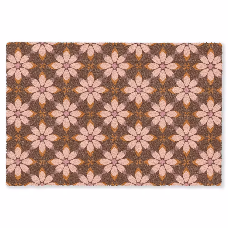 Klassiek - Retro - Bruin Vloerkleed Rechthoek klein 1091 -3d
