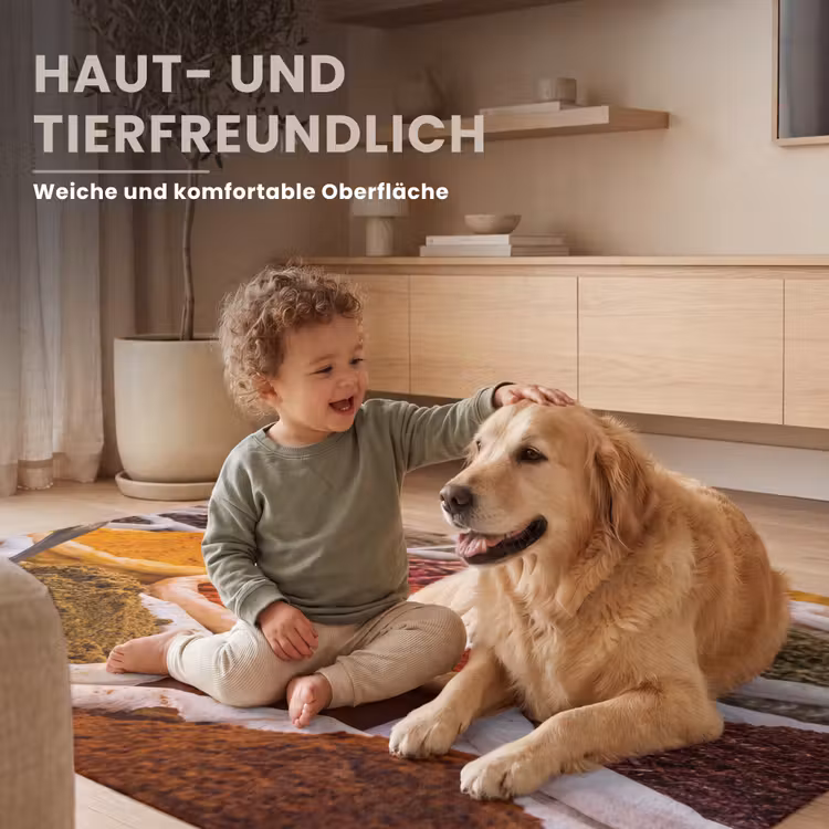 Teppich - Kräuter – Markt – Essen - Kruiden - Markt - Eten Vloerkleed Rechthoek klein