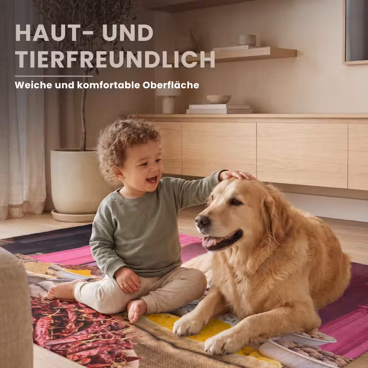Teppich - Kräuter – Markt – Rosa - Kruiden - Markt - Roze Vloerkleed Rechthoek klein