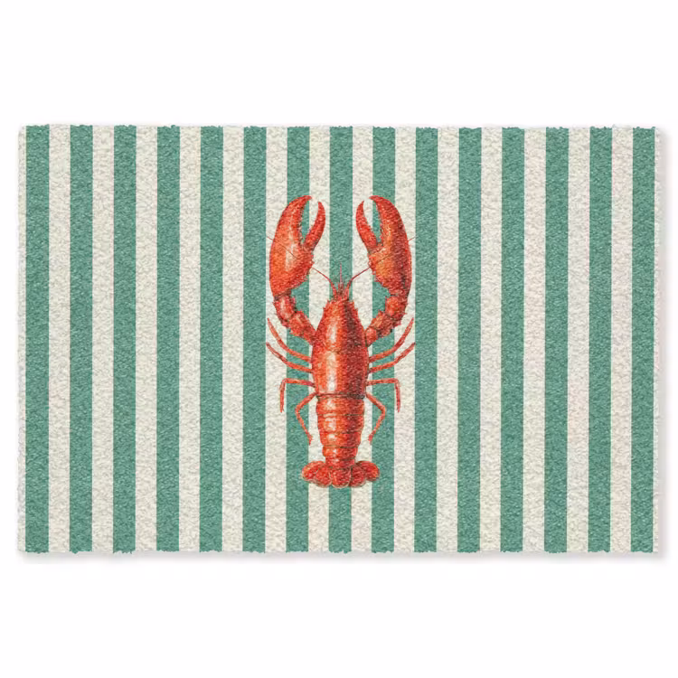Kreeft - Strepen - Realistisch - Zomers Vloerkleed Rechthoek klein -3d
