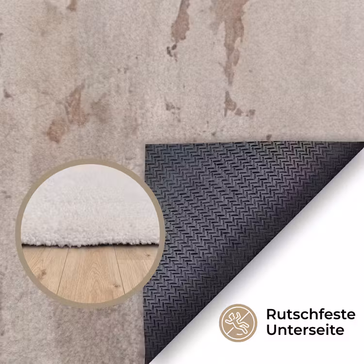 Koe - Portret - Dieren - Modern Vloerkleed Rechthoek klein -uniquesellingpoint_antislip_DE_DE