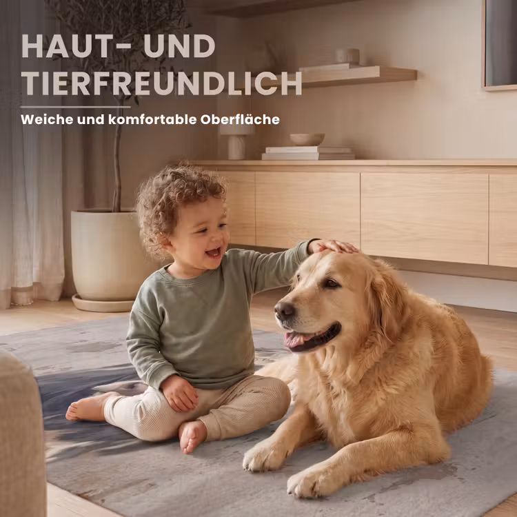 Koe - Portret - Dieren - Modern Vloerkleed Rechthoek klein -uniquesellingpoint_zacht_DE