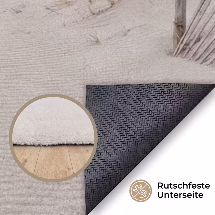 Kustlijn - Horizon - Hek Vloerkleed Rechthoek klein -uniquesellingpoint_antislip_DE_DE