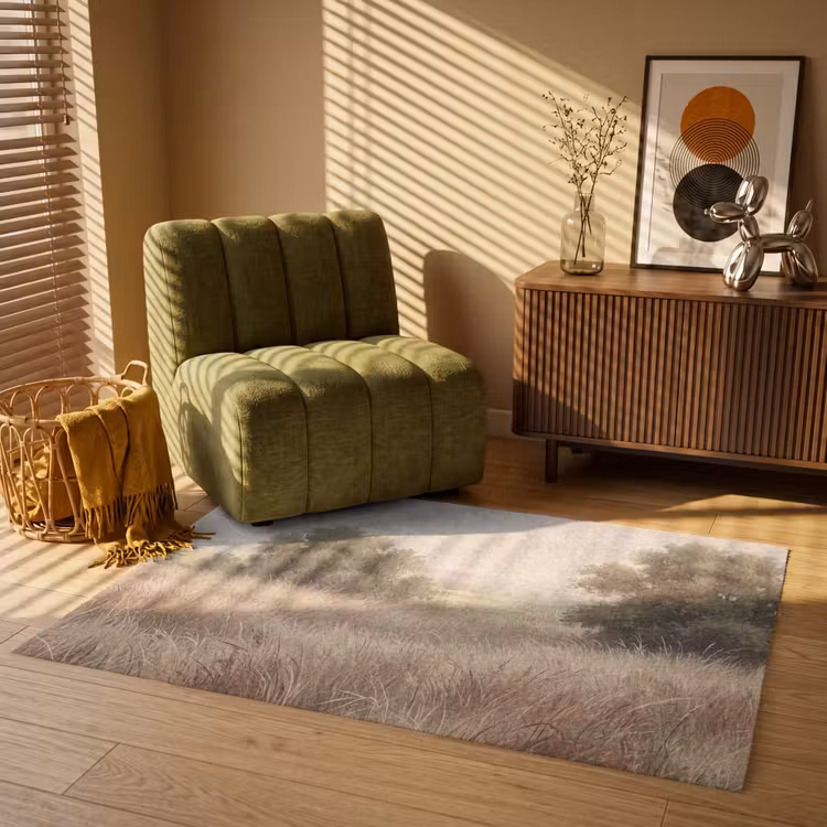 Landschap - Minimalistisch - Beige Vloerkleed Rechthoek klein -atmosphere_sfeer1_global