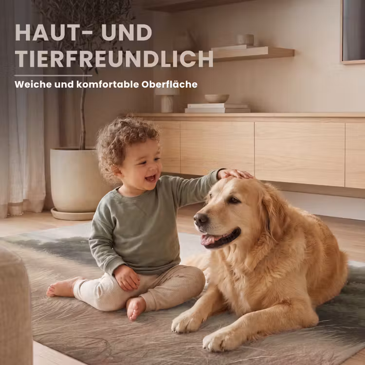 Landschap - Minimalistisch - Beige Vloerkleed Rechthoek klein -uniquesellingpoint_USP_zachtDE_DE