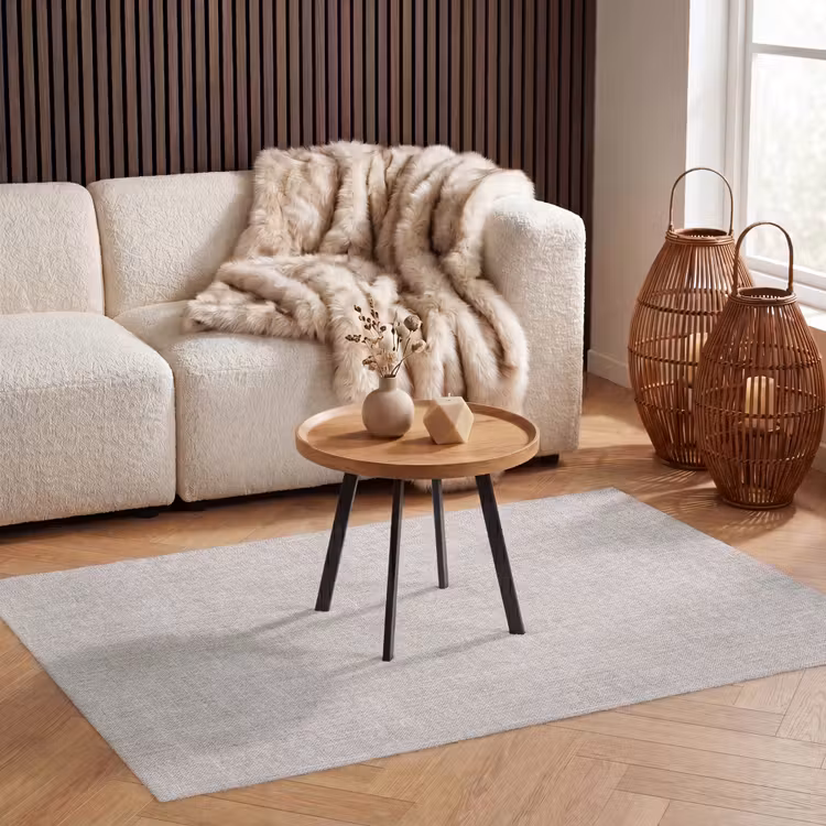 Linnen - Textuur - Beige Vloerkleed Rechthoek klein 1091 -atmosphere_sfeer2_global