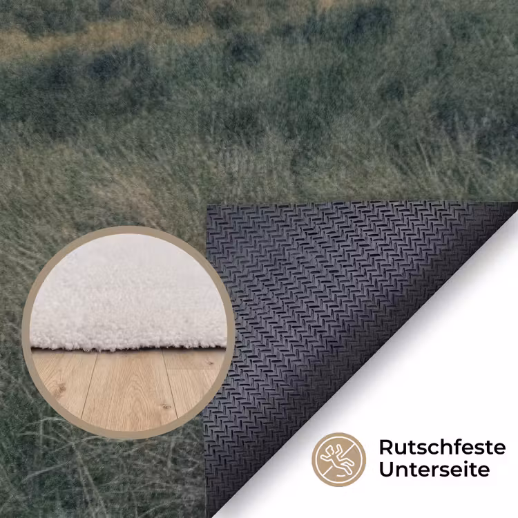 Vuurtoren - Duinlandschap - Zee Vloerkleed Rechthoek klein -uniquesellingpoint_antislip_DE_DE