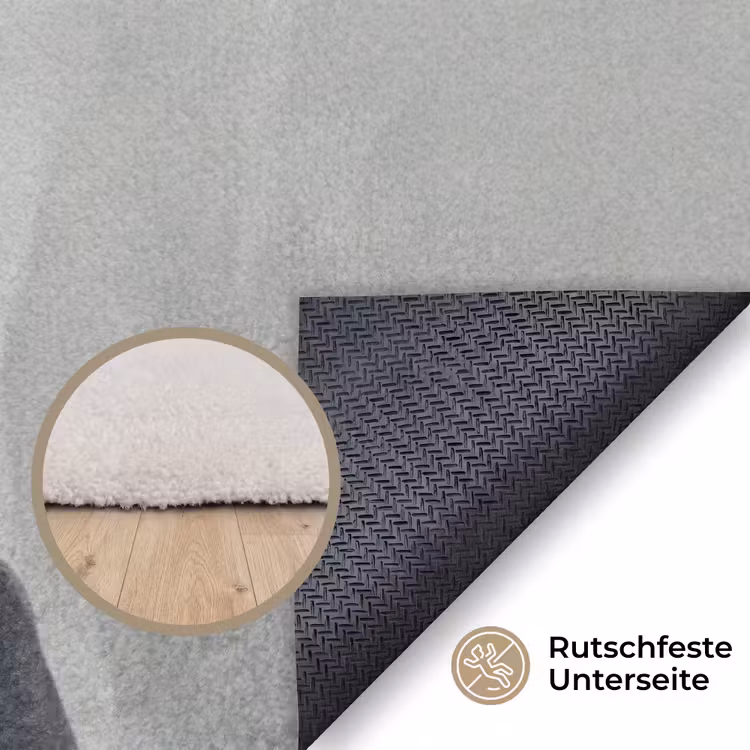 Lelies - Portret - Wit Vloerkleed Rechthoek klein -uniquesellingpoint_antislip_DE_DE