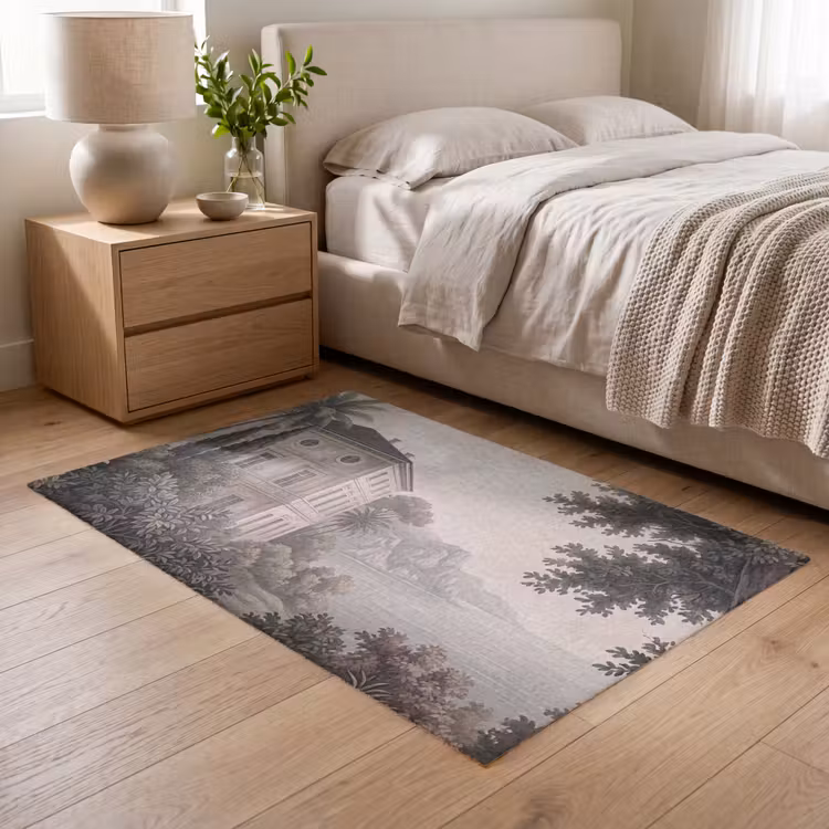 Zee - Villa - Beige Vloerkleed Rechthoek klein -atmosphere_sfeer3_global