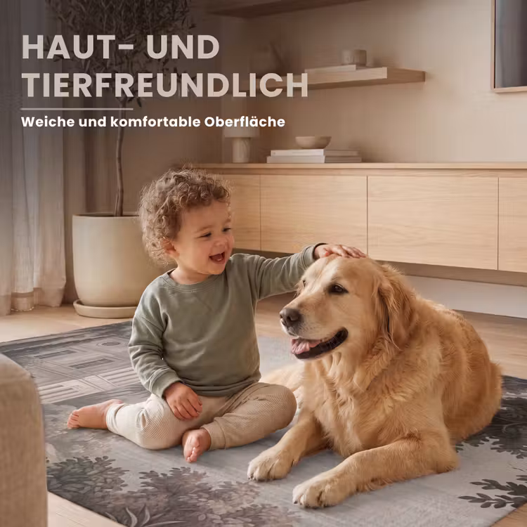 Zee - Villa - Beige Vloerkleed Rechthoek klein -uniquesellingpoint_zacht_DE