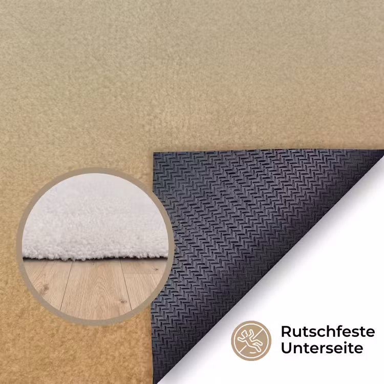 Minimalistisch - Silhouet - Oranje Vloerkleed Rechthoek klein -uniquesellingpoint_antislip_DE_DE