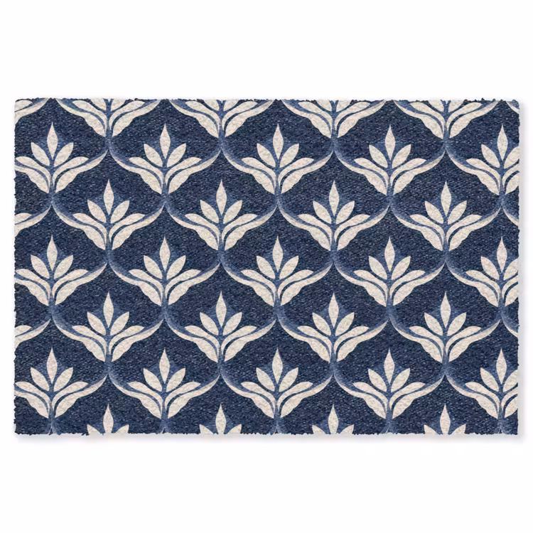 Modern - Ontwerp - Blauw Vloerkleed Rechthoek klein 1091 -3d