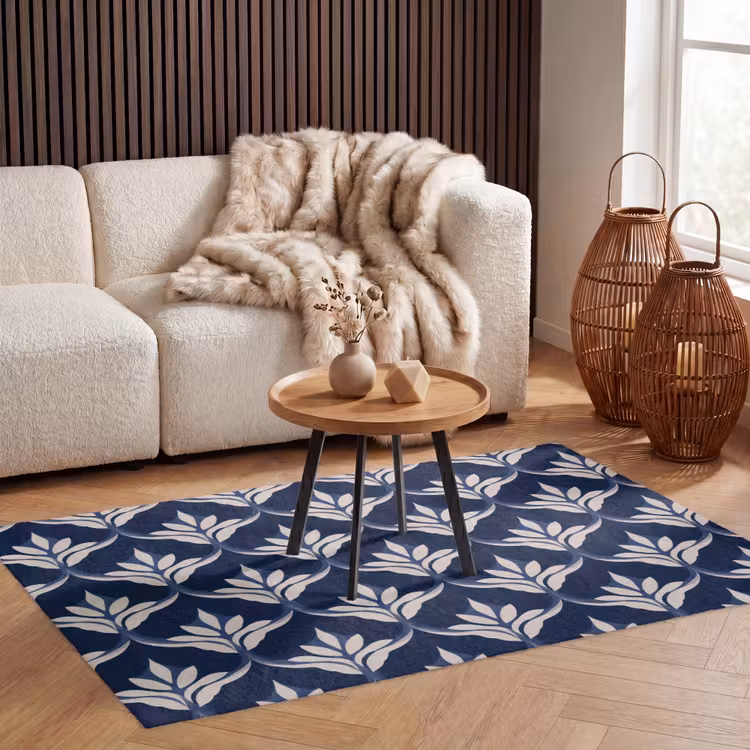 Modern - Ontwerp - Blauw Vloerkleed Rechthoek klein 1091 -atmosphere_sfeer2_global