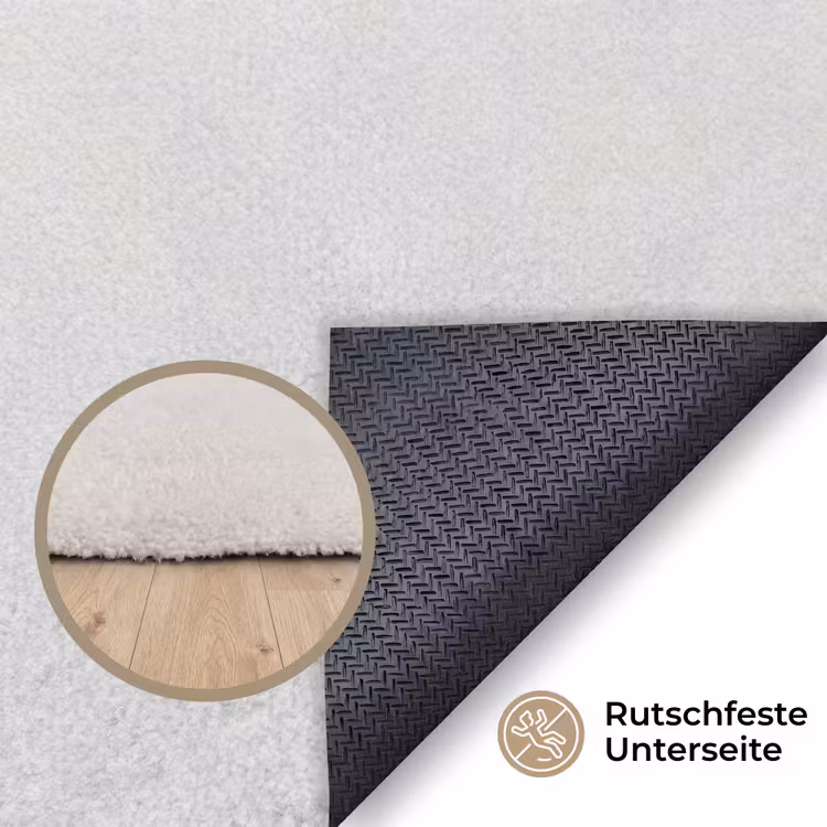 Papavers - Botanisch - Roze Vloerkleed Rechthoek klein -uniquesellingpoint_antislip_DE_DE
