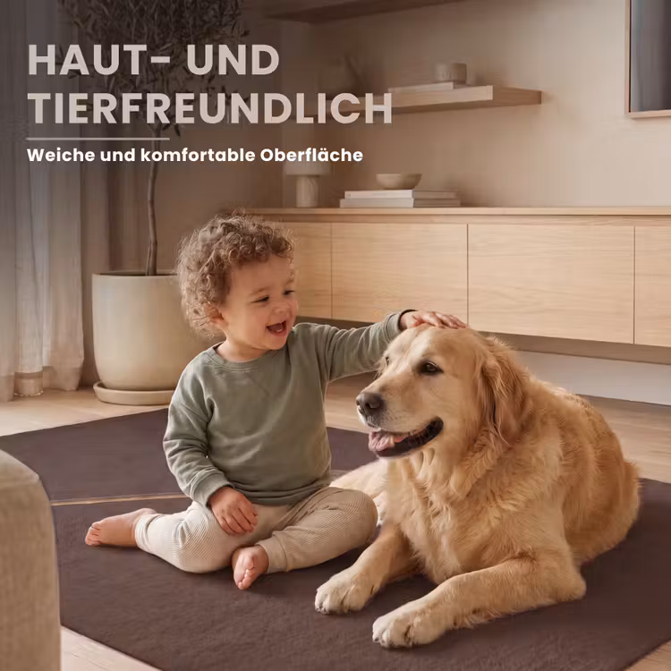Papaverbol - Droogbloem - Bruin - Minimalistisch Vloerkleed Rechthoek klein -uniquesellingpoint_zacht_DE