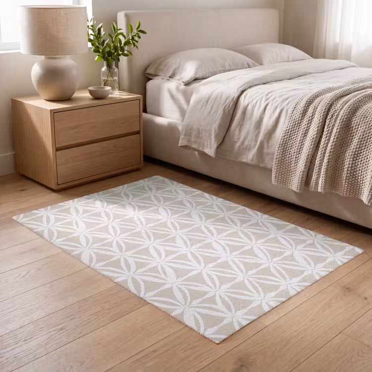 Motief - Modern - Beige Vloerkleed Rechthoek klein 1091 -atmosphere_sfeer3_global