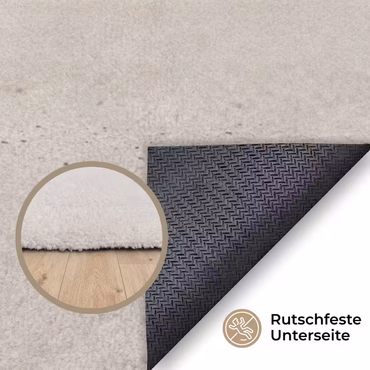 Schelp - Spiraal - Beige Vloerkleed Rechthoek klein -uniquesellingpoint_antislip_DE_DE