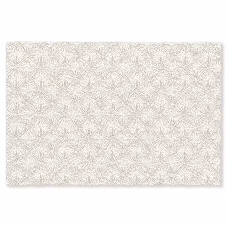 Patroon - Bloemen - Beige Vloerkleed Rechthoek klein 1091 -3d
