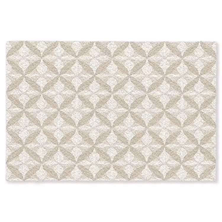 Patroon - Klassiek - Beige Vloerkleed Rechthoek klein 1091 -3d