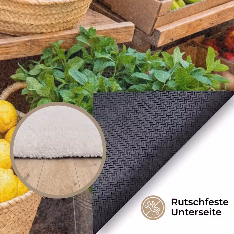 Teppich - Obst – Markt – Frisch - Fruit - Markt - Vers Vloerkleed Rechthoek klein