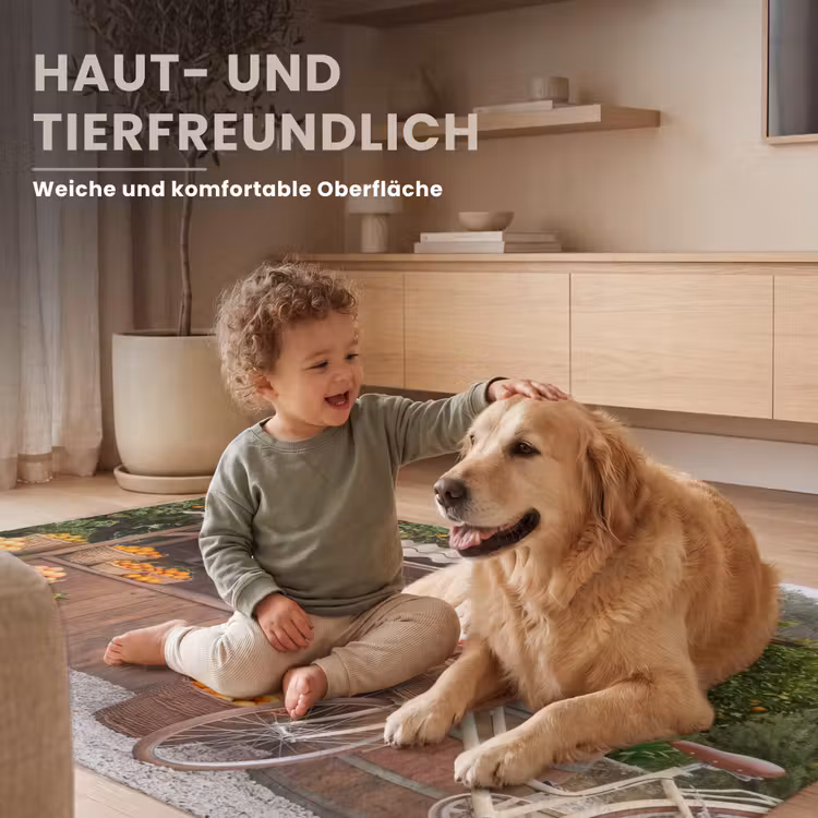 Teppich - Obst – Markt – Ländlich - Fruit - Markt - Landelijk Vloerkleed Rechthoek klein