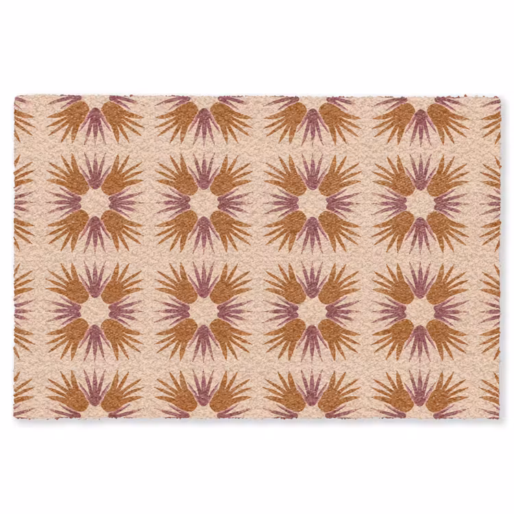 Ornament - Patroon - Oker Vloerkleed Rechthoek klein 1091 -3d