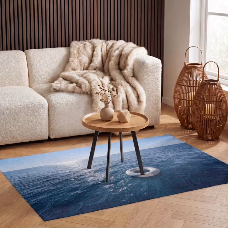 Oceaan - Zwemband - Horizon Vloerkleed Rechthoek klein -atmosphere_sfeer2_global
