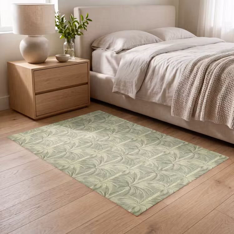 Palmwoud - Tropisch - Groen Vloerkleed Rechthoek klein 1091 -atmosphere_sfeer3_global