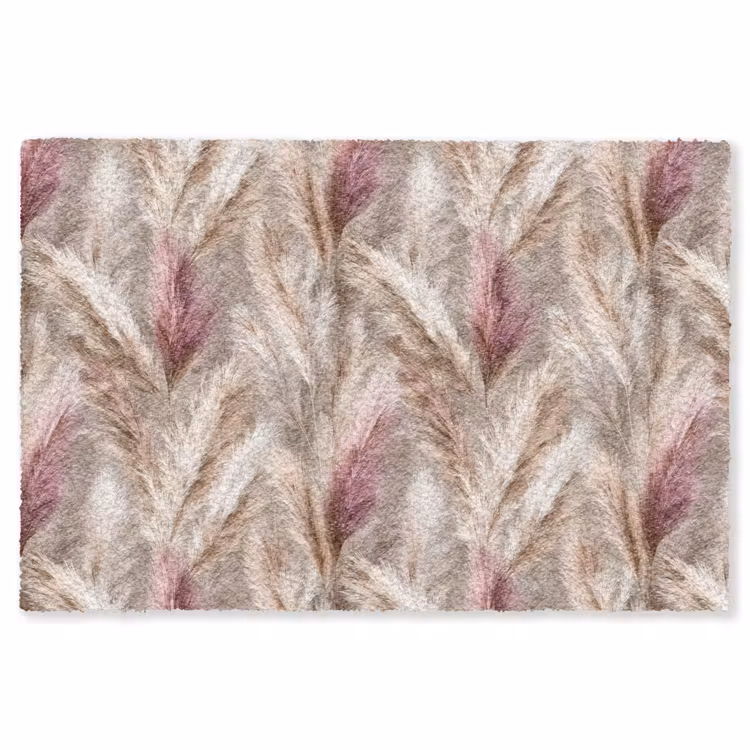 Pampasgras - Pluizig - Kleurrijk Vloerkleed Rechthoek klein 1091 -3d