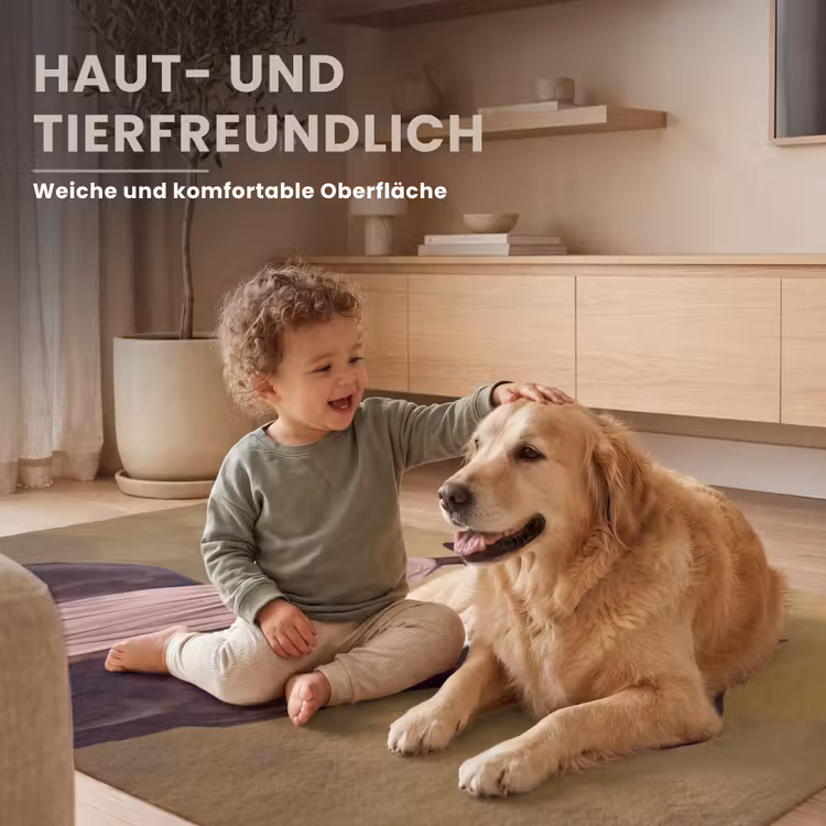 Paard - Klassiek - Oker Vloerkleed Rechthoek klein -uniquesellingpoint_zacht_DE
