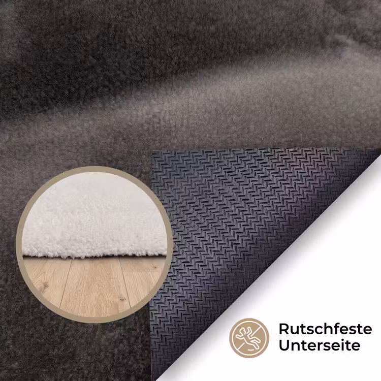 Paarden - Zwart - Wit - Kudde Vloerkleed Rechthoek klein -uniquesellingpoint_antislip_DE_DE
