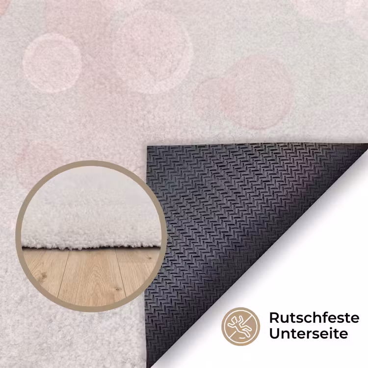 Portret - Kersenbloesem - Roze Vloerkleed Rechthoek klein -uniquesellingpoint_antislip_DE_DE