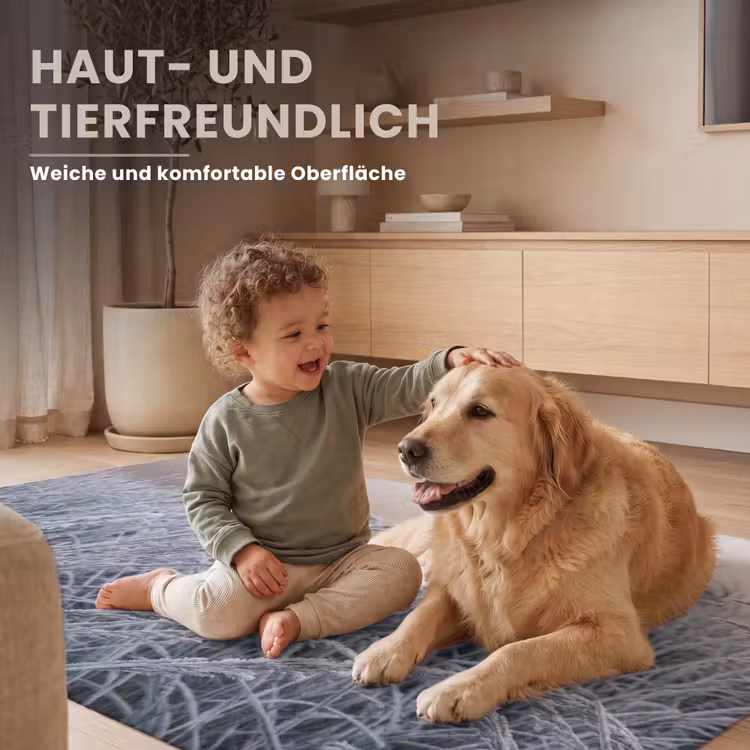 Rijp - Gras - Kristallen - Winter - Minimalistisch Vloerkleed Rechthoek klein -uniquesellingpoint_zacht_DE