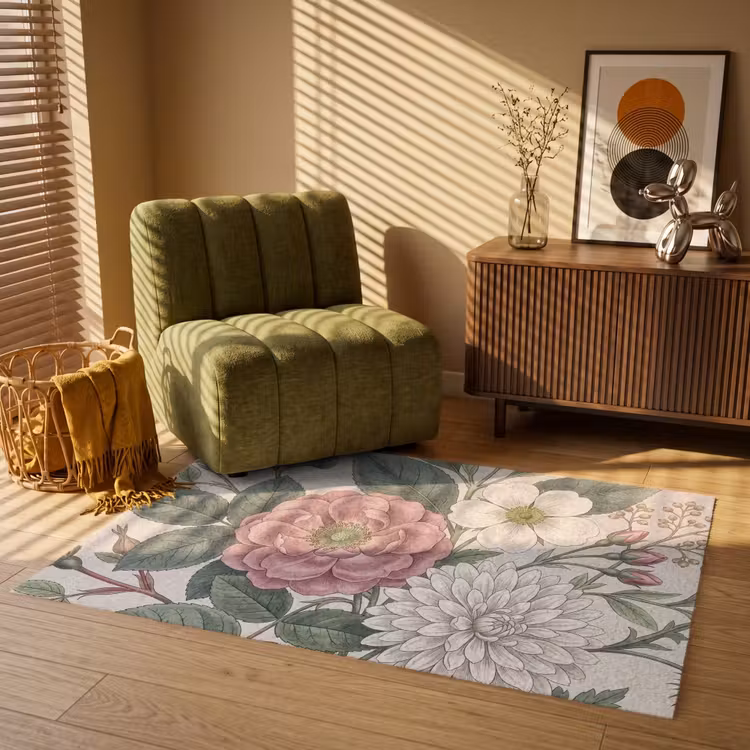 Romantisch - Design - Kleurrijk Vloerkleed Rechthoek klein -atmosphere_sfeer1_global